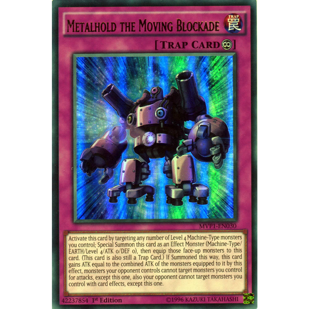 Metalhold the Moving Blockade MVP1-EN030 Yu-Gi-Oh! Card from the The Dark Side of Dimensions Movie Pack Set