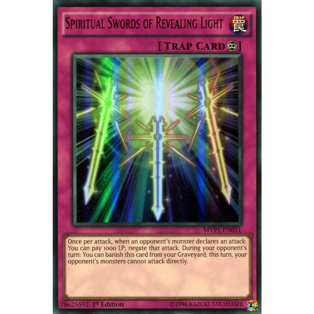Spiritual Swords of Revealing Light MVP1-EN031 Yu-Gi-Oh! Card from the The Dark Side of Dimensions Movie Pack Set