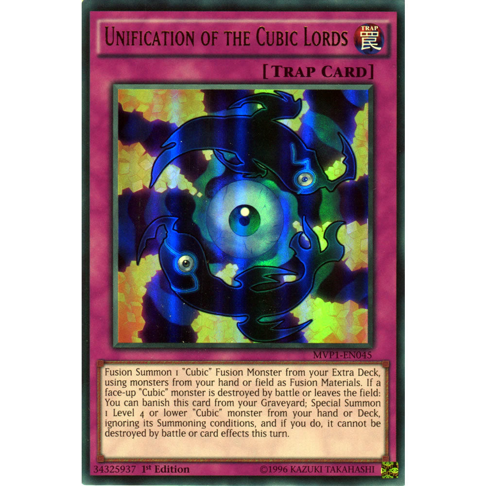 Unification of the Cubic Lords MVP1-EN045 Yu-Gi-Oh! Card from the The Dark Side of Dimensions Movie Pack Set