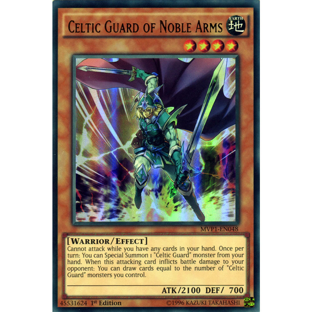 Celtic Guard of Noble Arms MVP1-EN048 Yu-Gi-Oh! Card from the The Dark Side of Dimensions Movie Pack Set