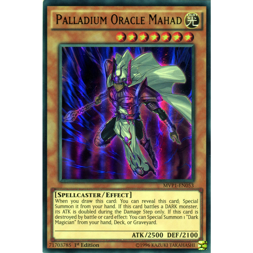 Palladium Oracle Mahad MVP1-EN053 Yu-Gi-Oh! Card from the The Dark Side of Dimensions Movie Pack Set