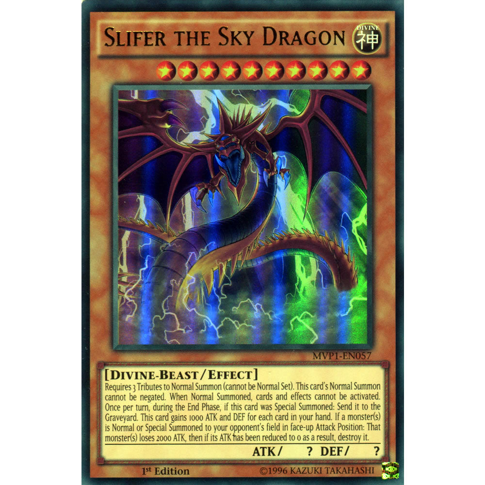 Slifer the Sky Dragon MVP1-EN057 Yu-Gi-Oh! Card from the The Dark Side of Dimensions Movie Pack Set