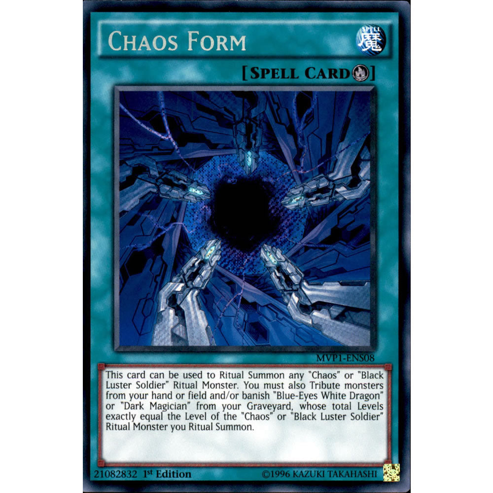 Chaos Form MVP1-ENS08 Yu-Gi-Oh! Card from the The Dark Side of Dimensions Movie Secret Edition Set
