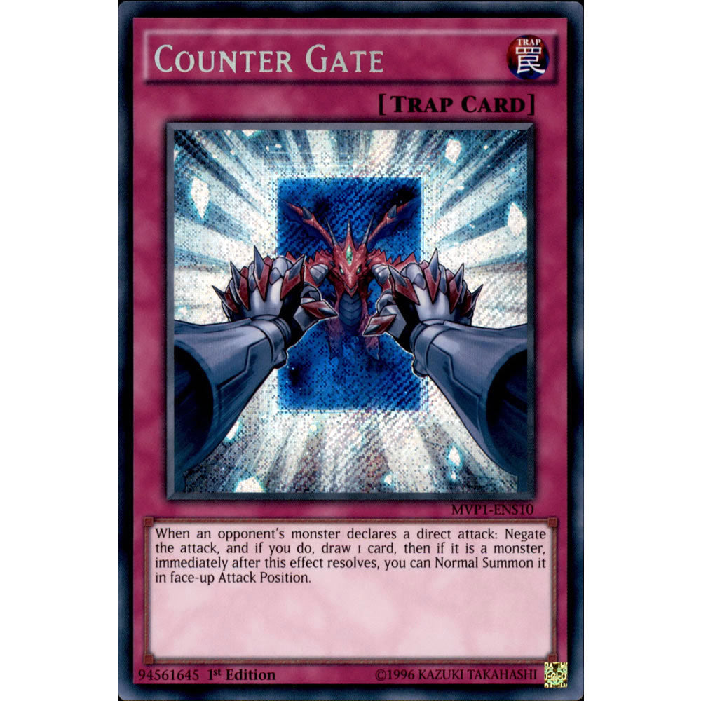 Counter Gate MVP1-ENS10 Yu-Gi-Oh! Card from the The Dark Side of Dimensions Movie Secret Edition Set