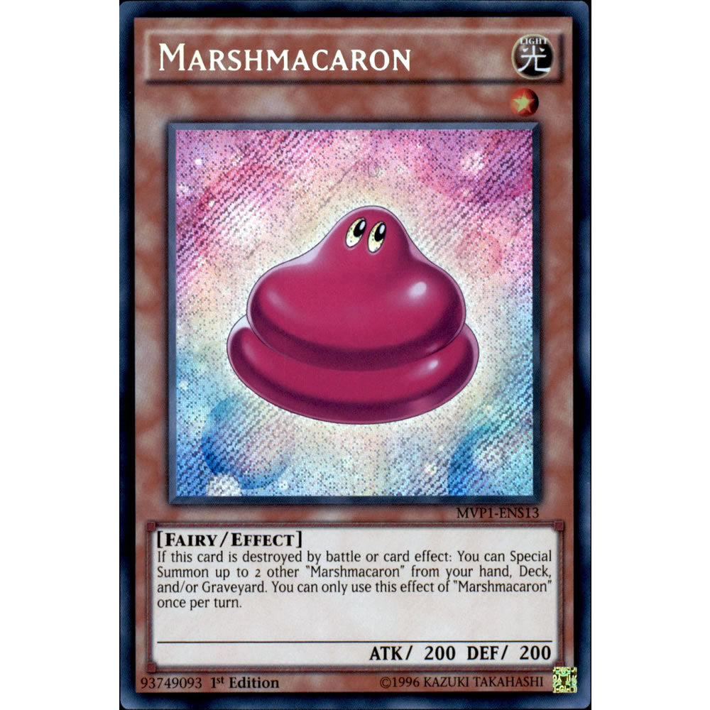 Marshmacaron MVP1-ENS13 Yu-Gi-Oh! Card from the The Dark Side of Dimensions Movie Secret Edition Set