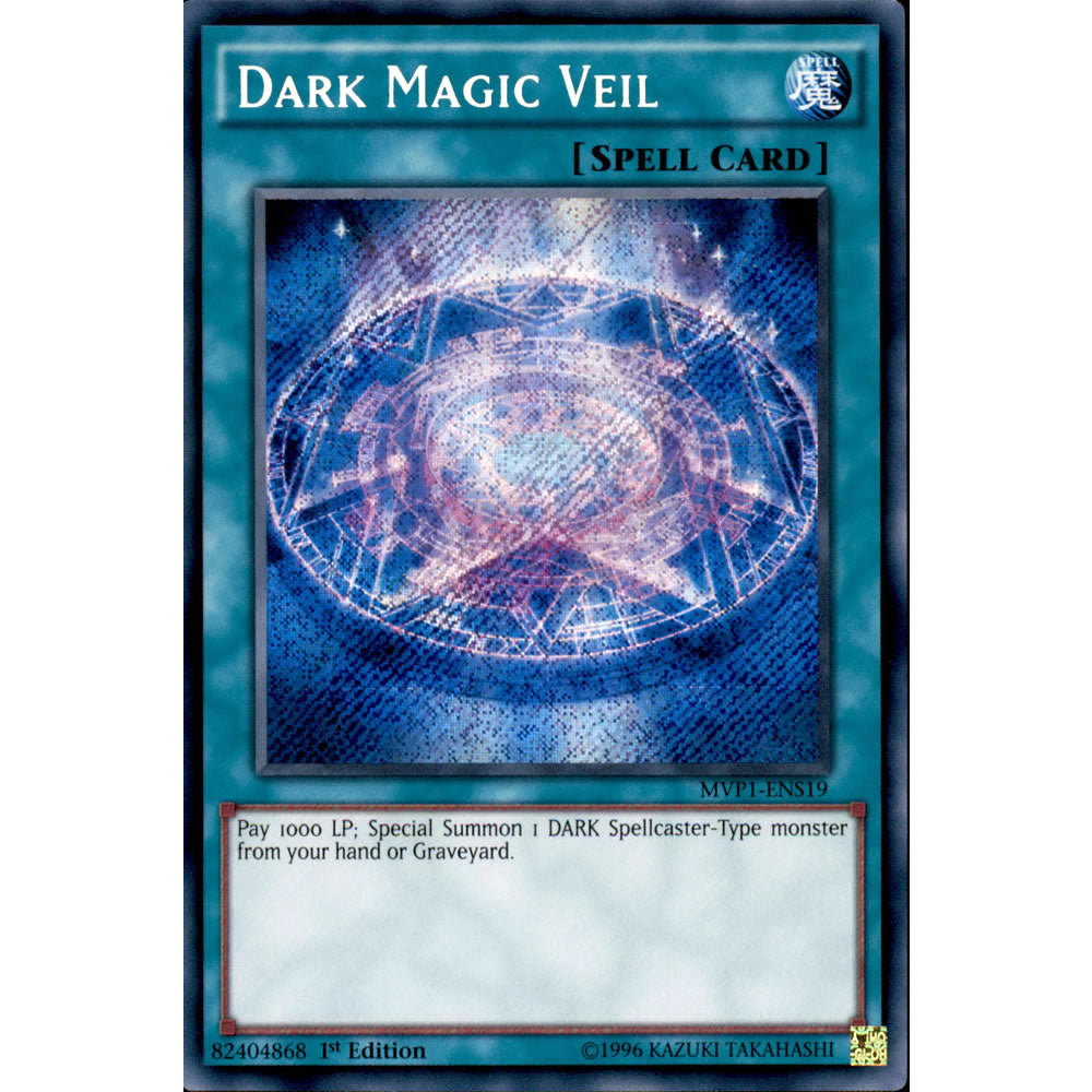 Dark Magic Veil MVP1-ENS19 Yu-Gi-Oh! Card from the The Dark Side of Dimensions Movie Secret Edition Set