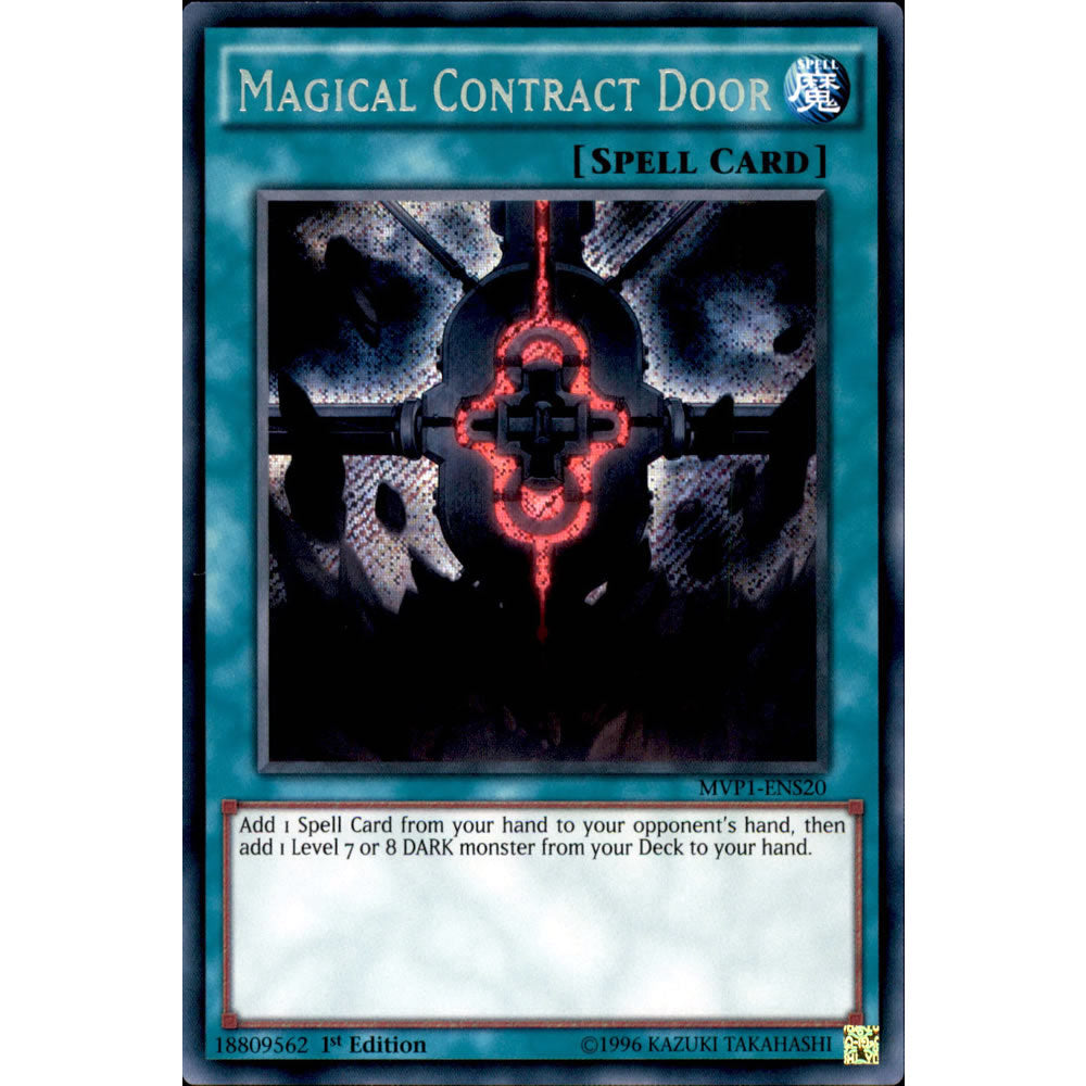 Magical Contract Door MVP1-ENS20 Yu-Gi-Oh! Card from the The Dark Side of Dimensions Movie Secret Edition Set