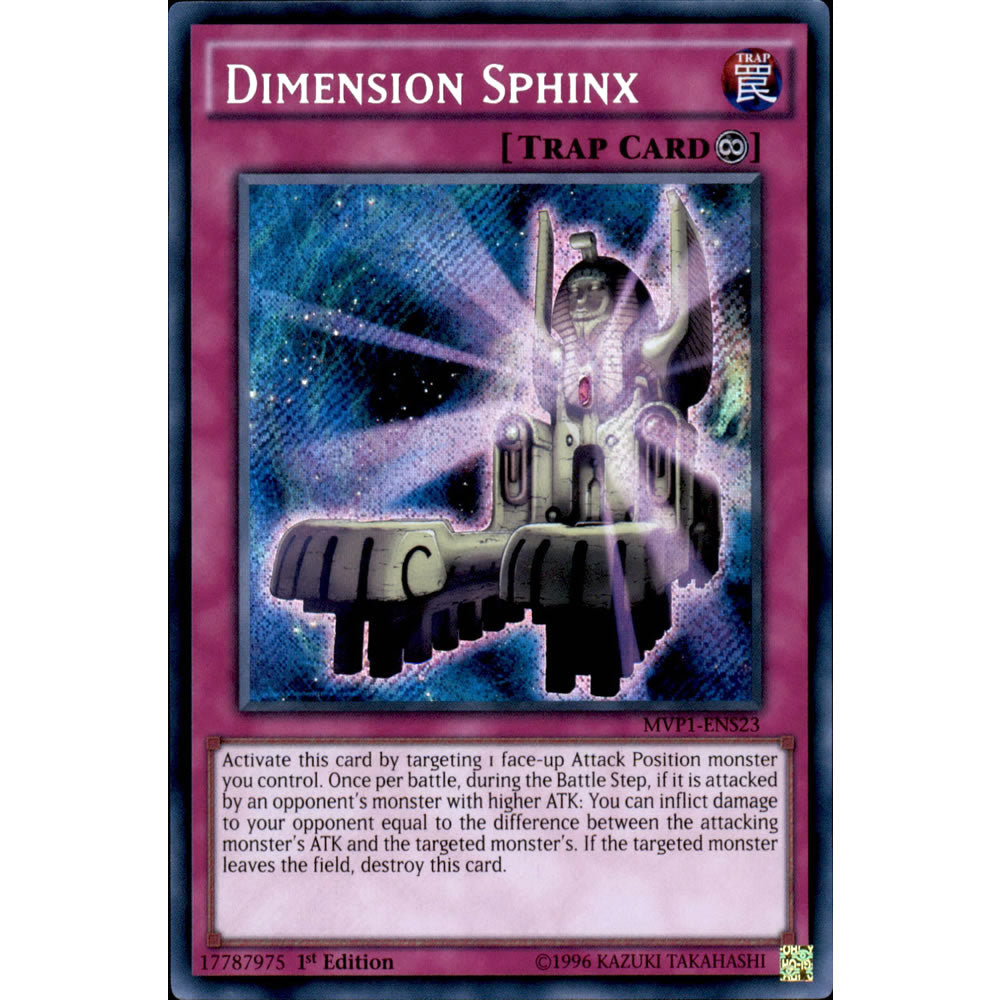 Dimension Sphinx MVP1-ENS23 Yu-Gi-Oh! Card from the The Dark Side of Dimensions Movie Secret Edition Set