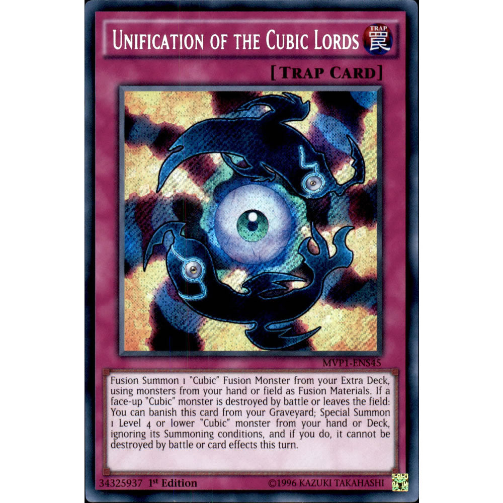 Unification of the Cubic Lords MVP1-ENS45 Yu-Gi-Oh! Card from the The Dark Side of Dimensions Movie Secret Edition Set
