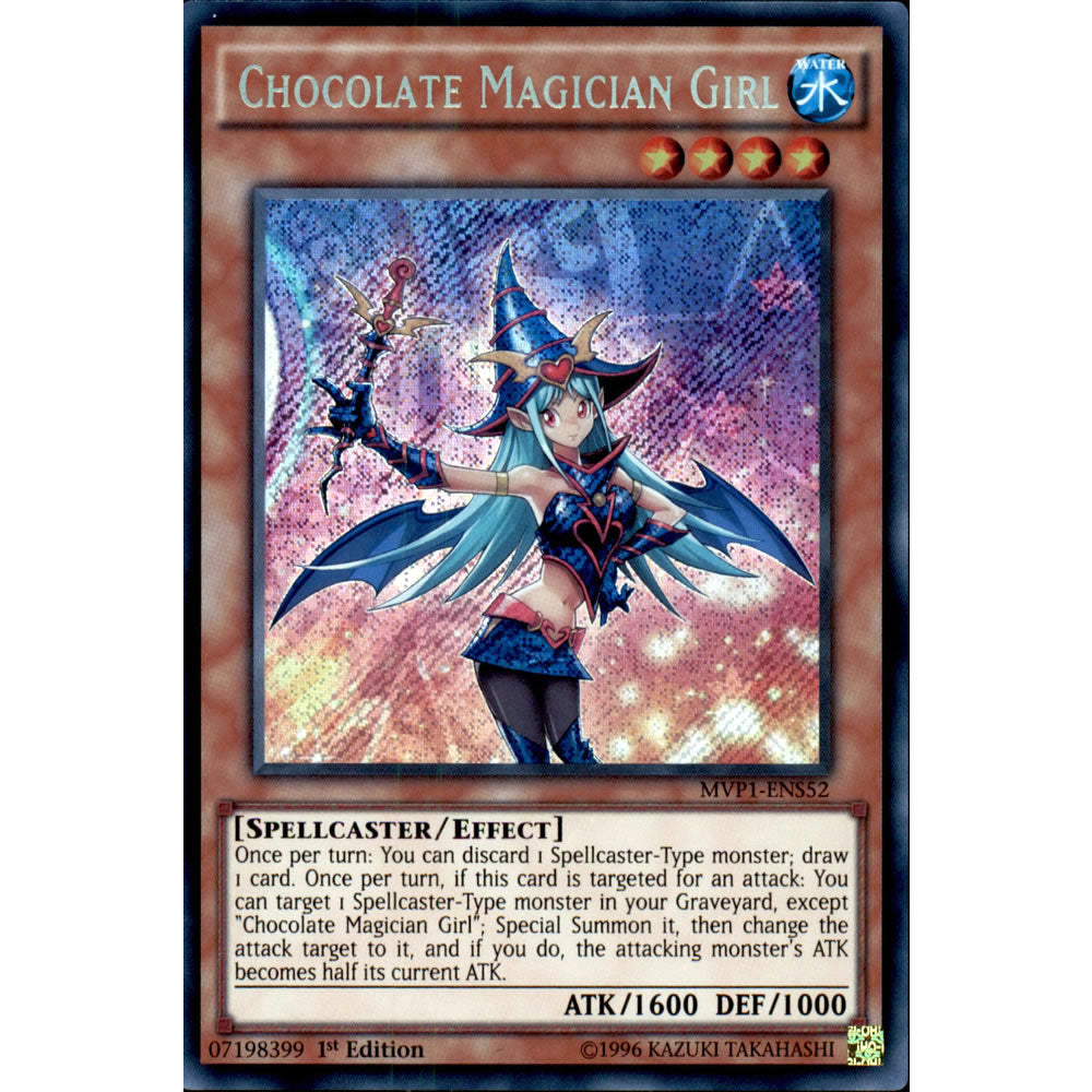 Chocolate Magician Girl MVP1-ENS52 Yu-Gi-Oh! Card from the The Dark Side of Dimensions Movie Secret Edition Set