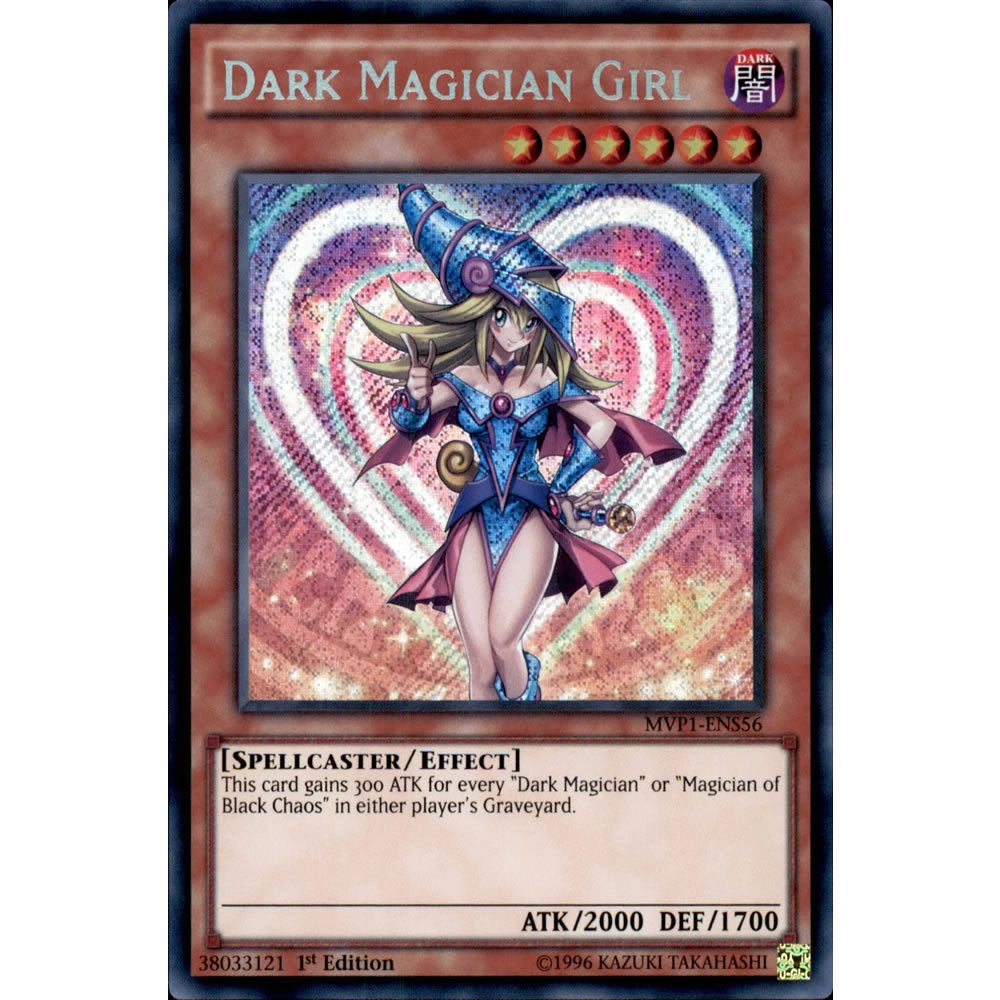 Dark Magician Girl MVP1-ENS56 Yu-Gi-Oh! Card from the The Dark Side of Dimensions Movie Secret Edition Set