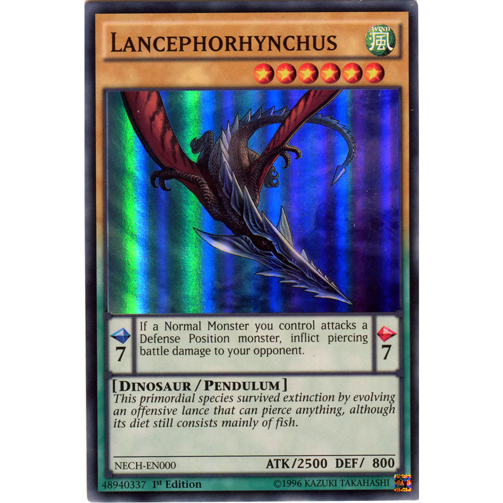 Lancephorhynchus NECH-EN000 Yu-Gi-Oh! Card from the The New Challengers Set