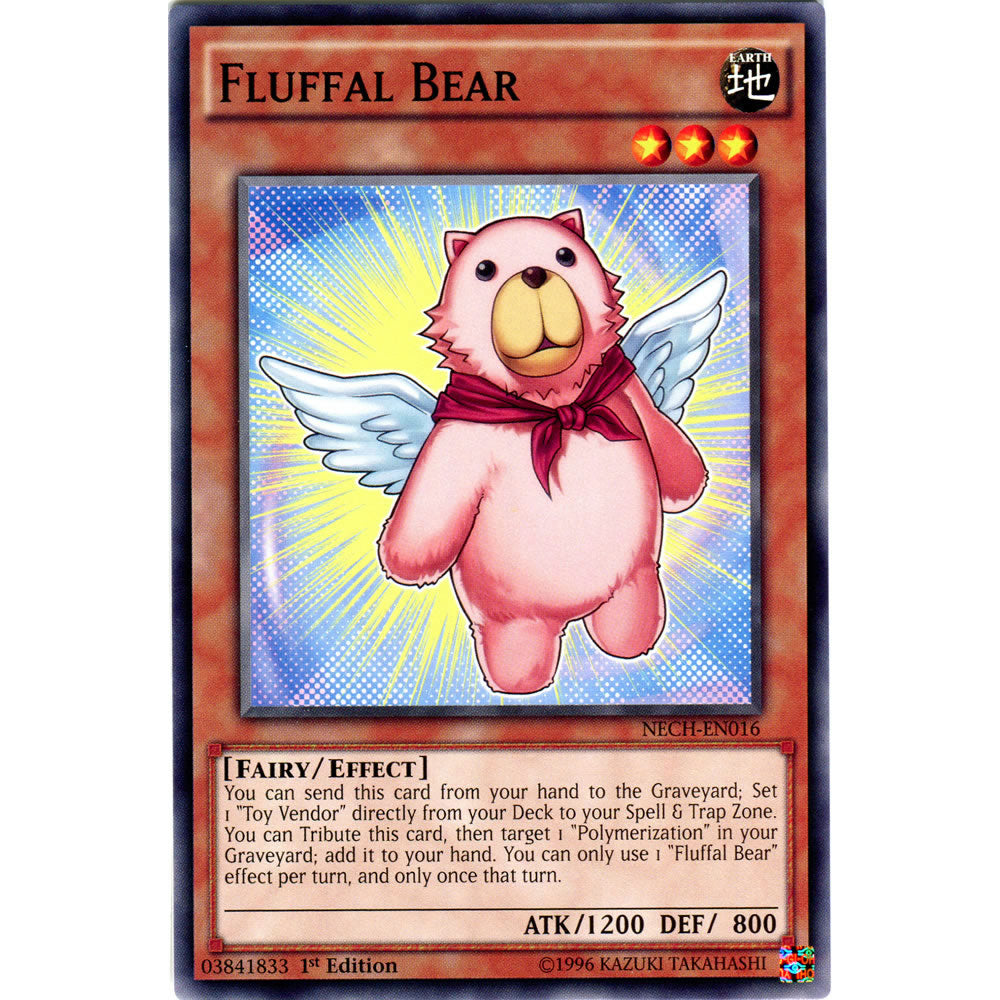 Fluffal Bear NECH-EN016 Yu-Gi-Oh! Card from the The New Challengers Set