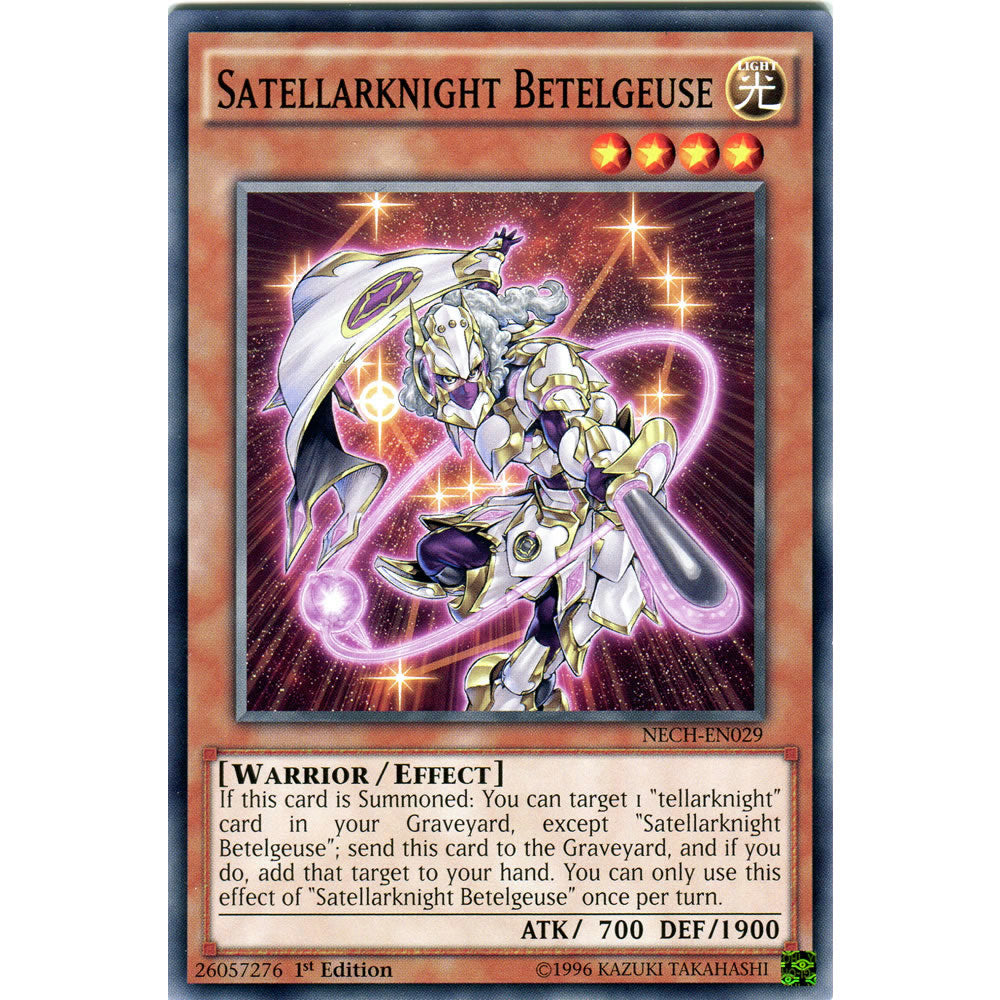 Satellarknight Betelgeuse NECH-EN029 Yu-Gi-Oh! Card from the The New Challengers Set