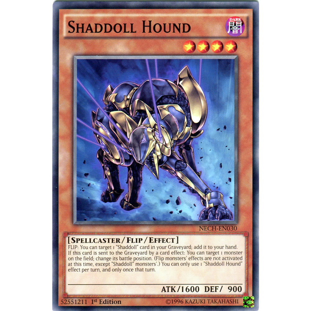 Shaddoll Hound NECH-EN030 Yu-Gi-Oh! Card from the The New Challengers Set