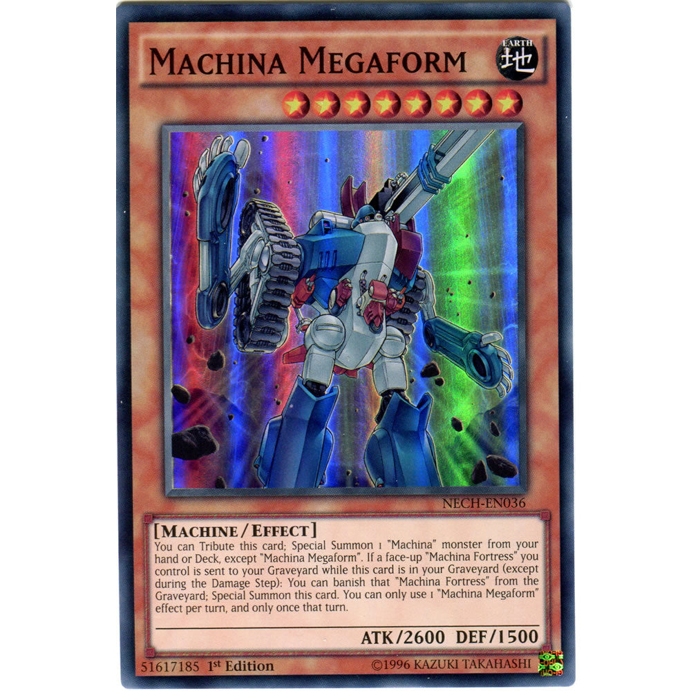 Machina Megaform NECH-EN036 Yu-Gi-Oh! Card from the The New Challengers Set