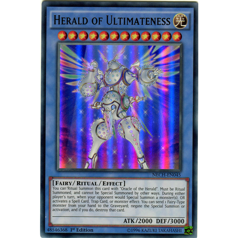 Herald of Ultimateness NECH-EN045 Yu-Gi-Oh! Card from the The New Challengers Set