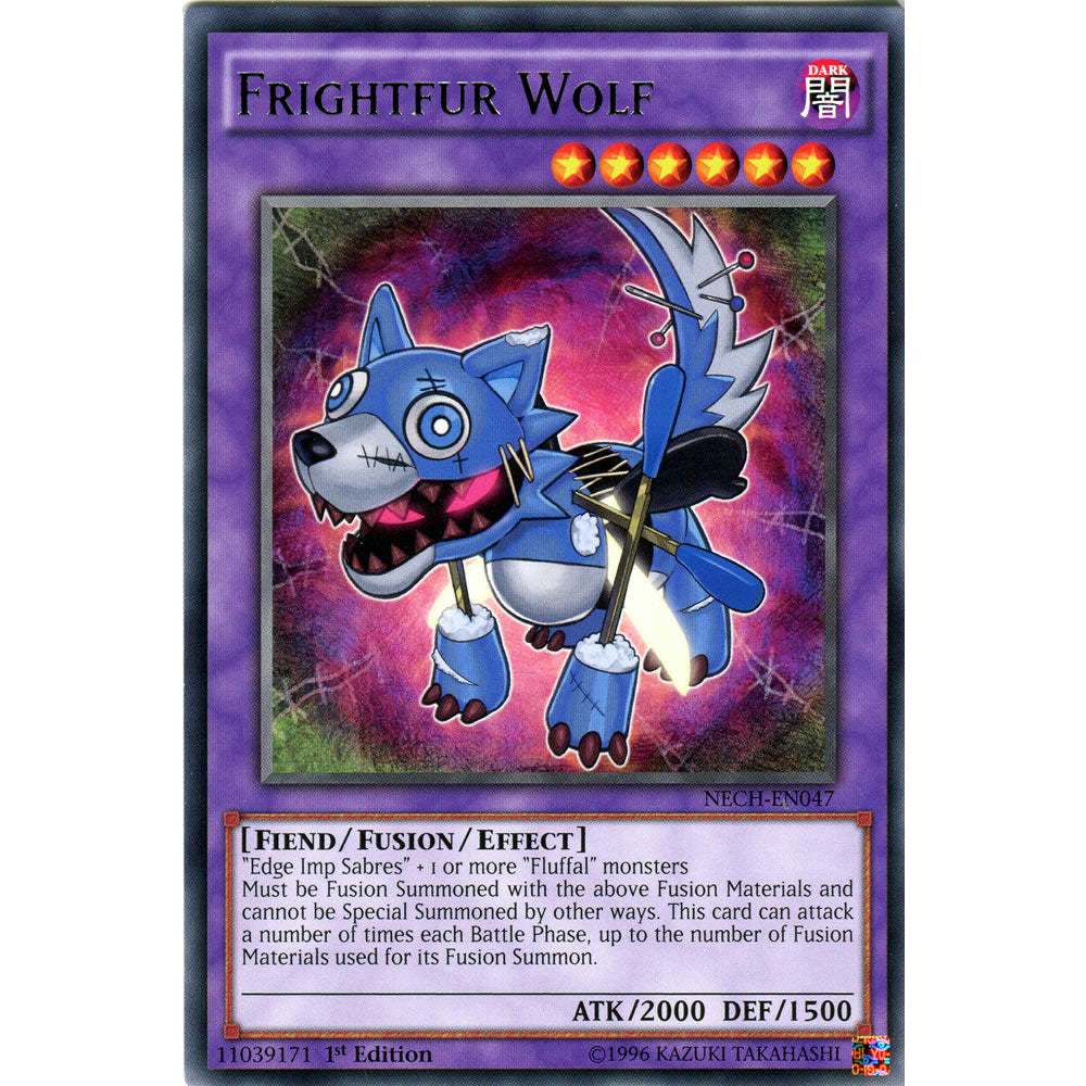 Frightfur Wolf NECH-EN047 Yu-Gi-Oh! Card from the The New Challengers Set