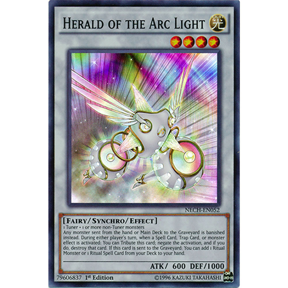 Herald of the Arc Light NECH-EN052 Yu-Gi-Oh! Card from the The New Challengers Set