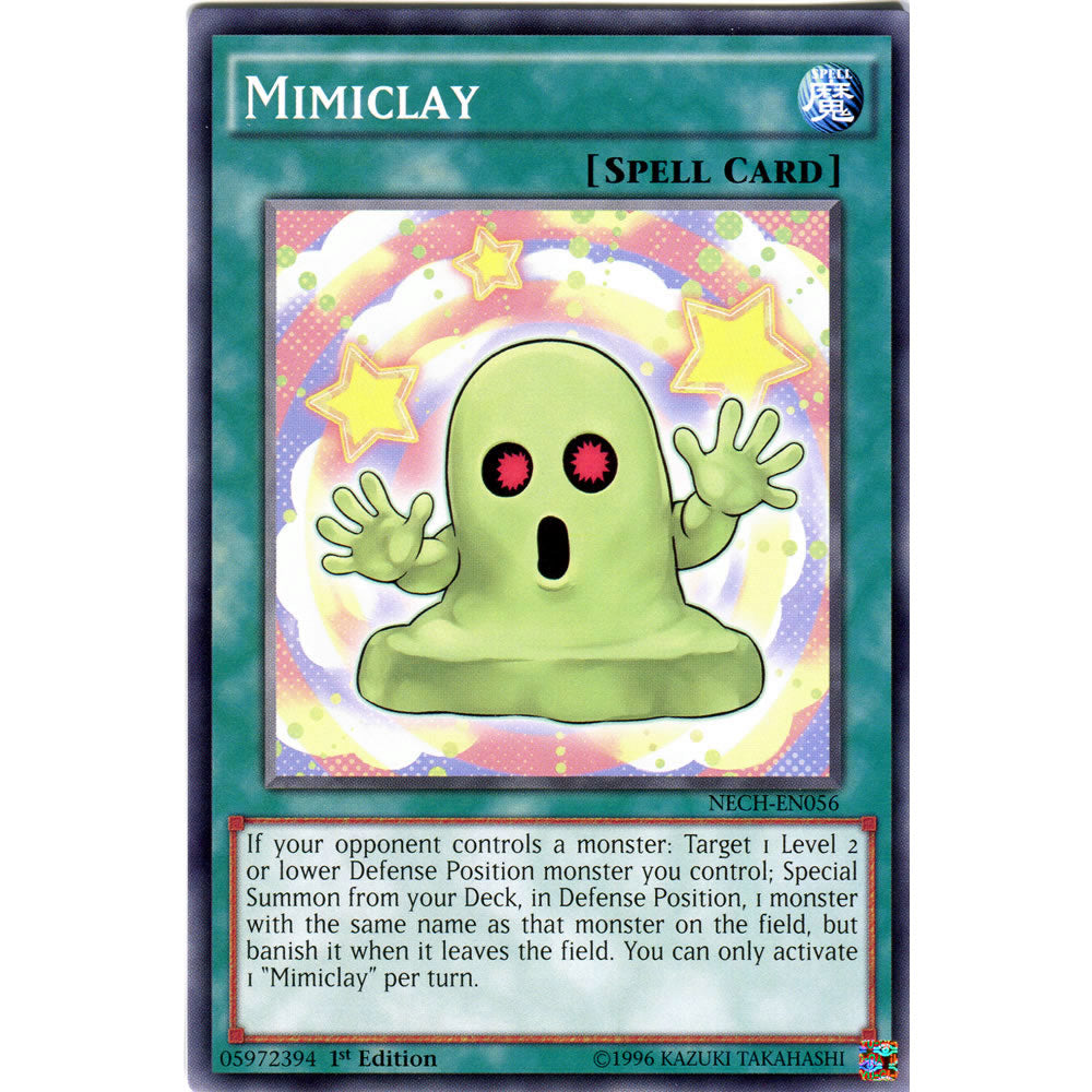 Mimiclay NECH-EN056 Yu-Gi-Oh! Card from the The New Challengers Set