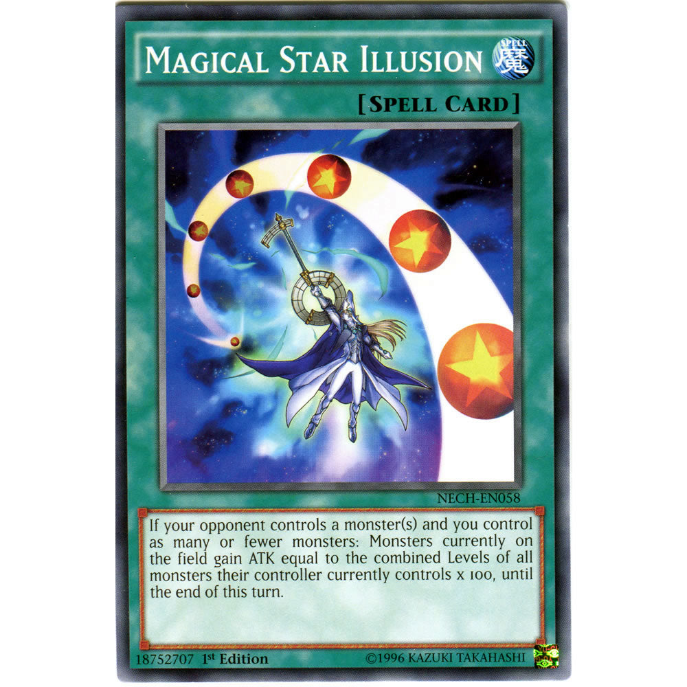 Magical Star Illusion NECH-EN058 Yu-Gi-Oh! Card from the The New Challengers Set