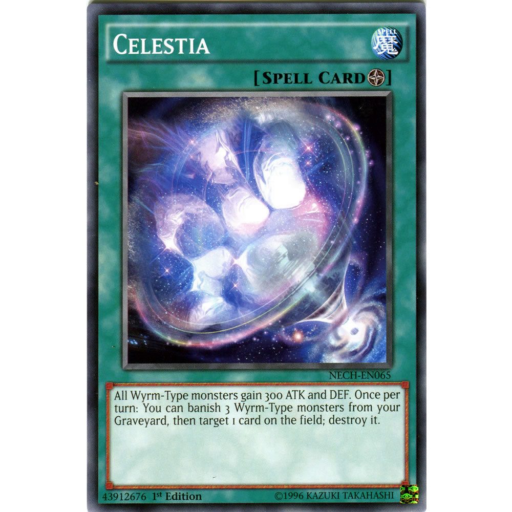 Celestia NECH-EN065 Yu-Gi-Oh! Card from the The New Challengers Set