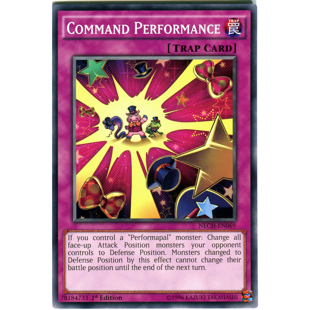 Command Performance NECH-EN069 Yu-Gi-Oh! Card from the The New Challengers Set