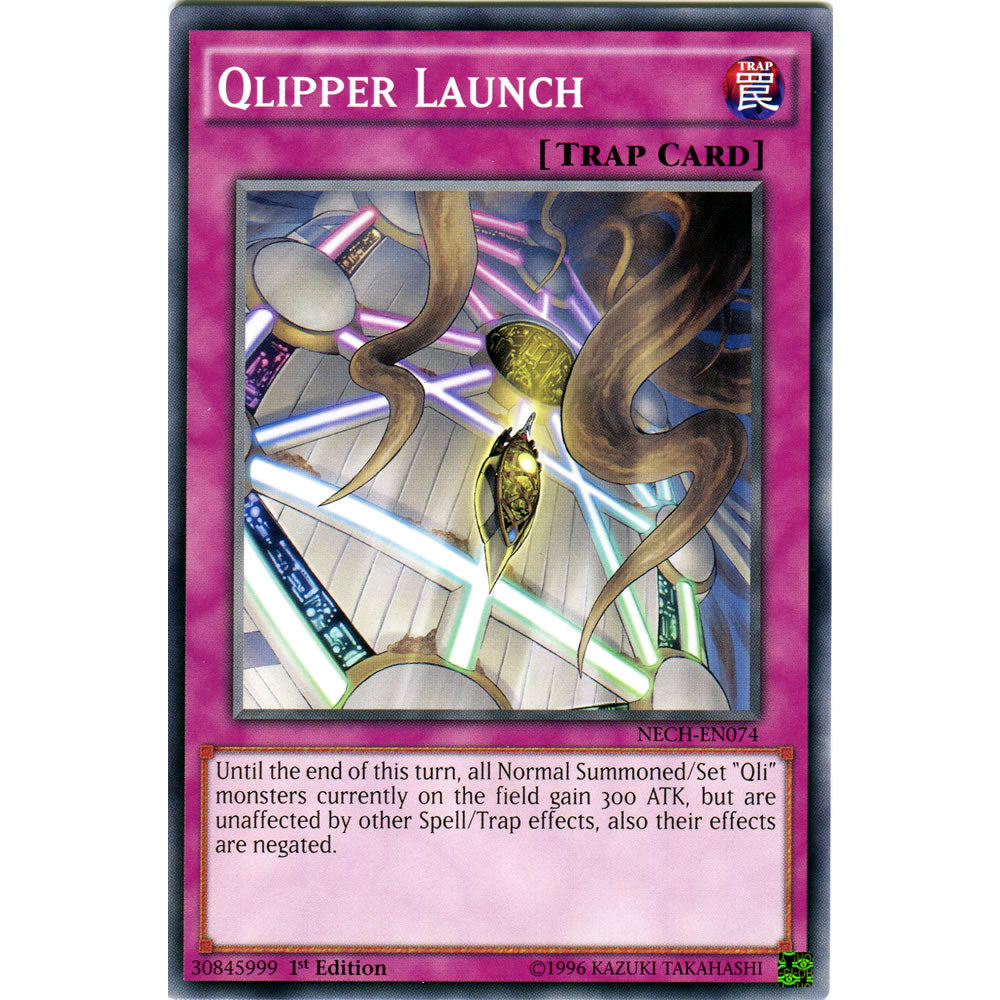 Qlipper Launch NECH-EN074 Yu-Gi-Oh! Card from the The New Challengers Set