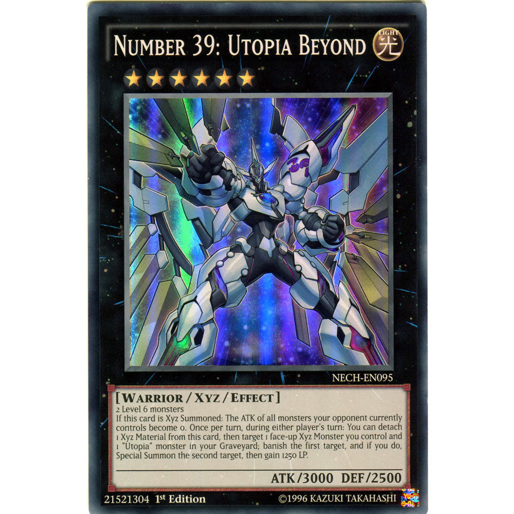 Number 39: Utopia Beyond NECH-EN095 Yu-Gi-Oh! Card from the The New Challengers Set