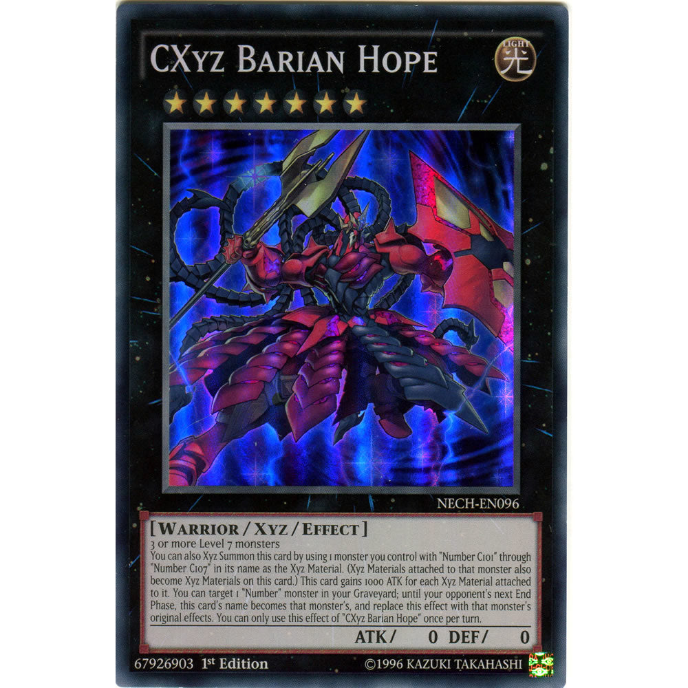 CXyz Barian Hope NECH-EN096 Yu-Gi-Oh! Card from the The New Challengers Set