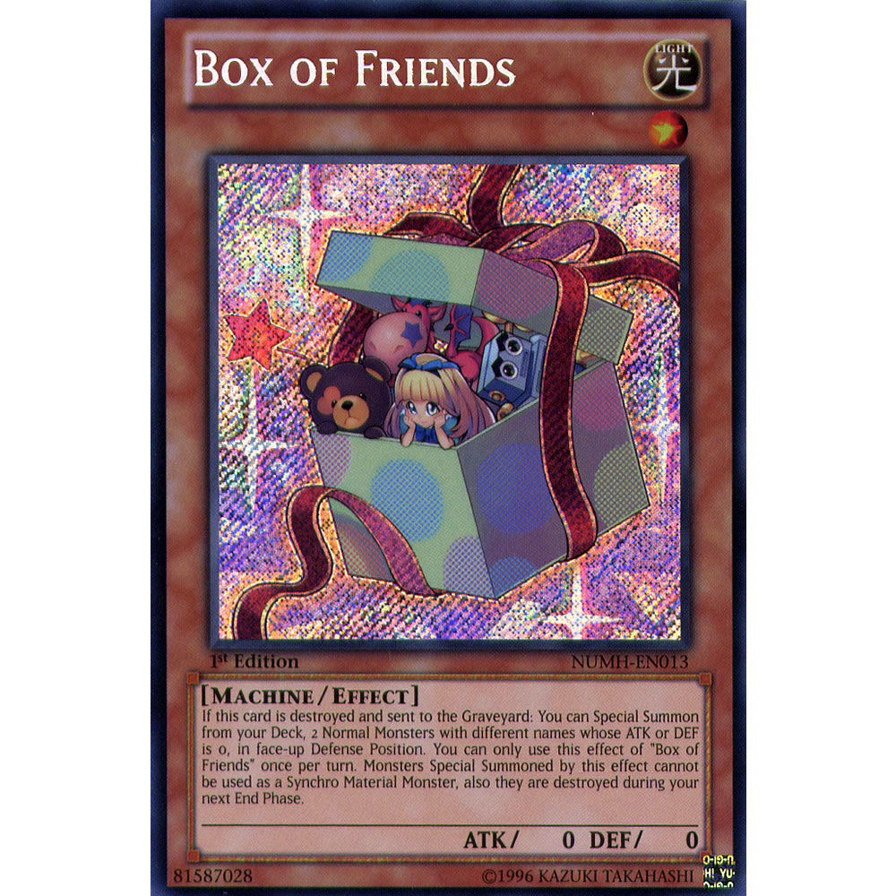 Box of Friends NUMH-EN013 Yu-Gi-Oh! Card from the Number Hunters Set
