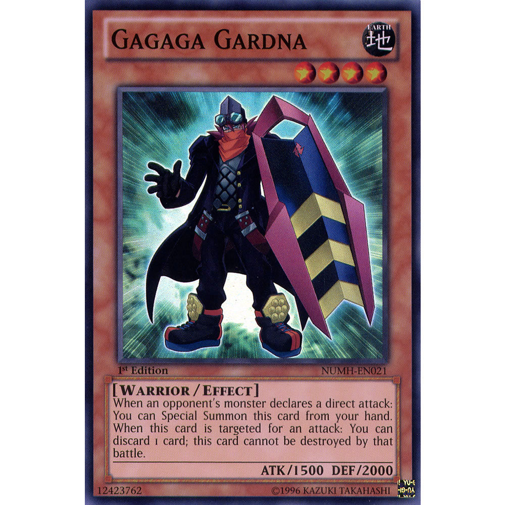 Gagaga Gardna NUMH-EN021 Yu-Gi-Oh! Card from the Number Hunters Set