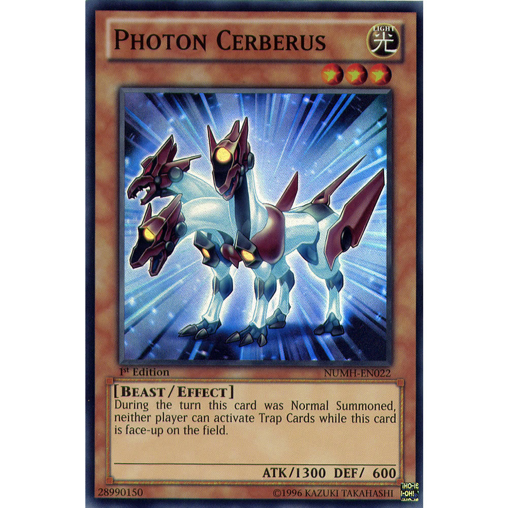 Photon Cerberus NUMH-EN022 Yu-Gi-Oh! Card from the Number Hunters Set