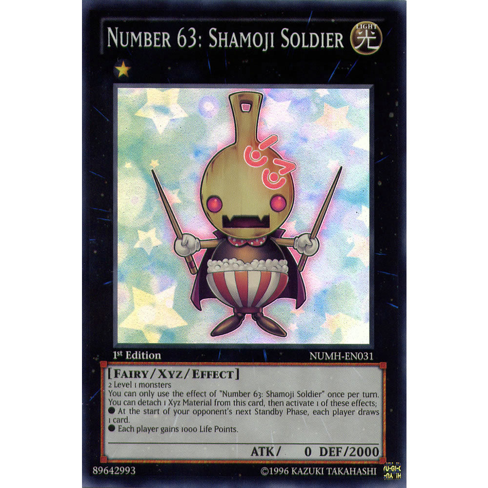 Number 63: Shamoji Soldier NUMH-EN031 Yu-Gi-Oh! Card from the Number Hunters Set