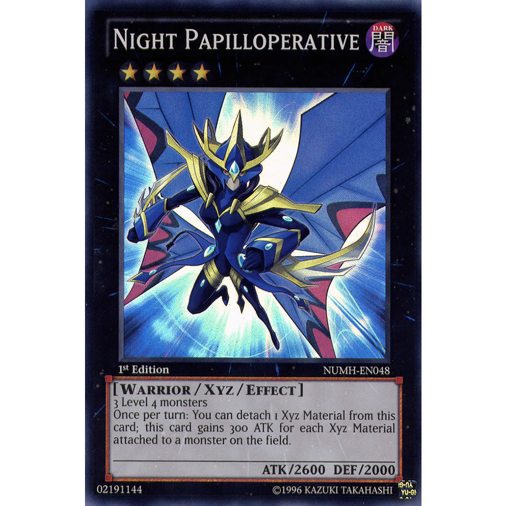 Night Papilloperative NUMH-EN048 Yu-Gi-Oh! Card from the Number Hunters Set