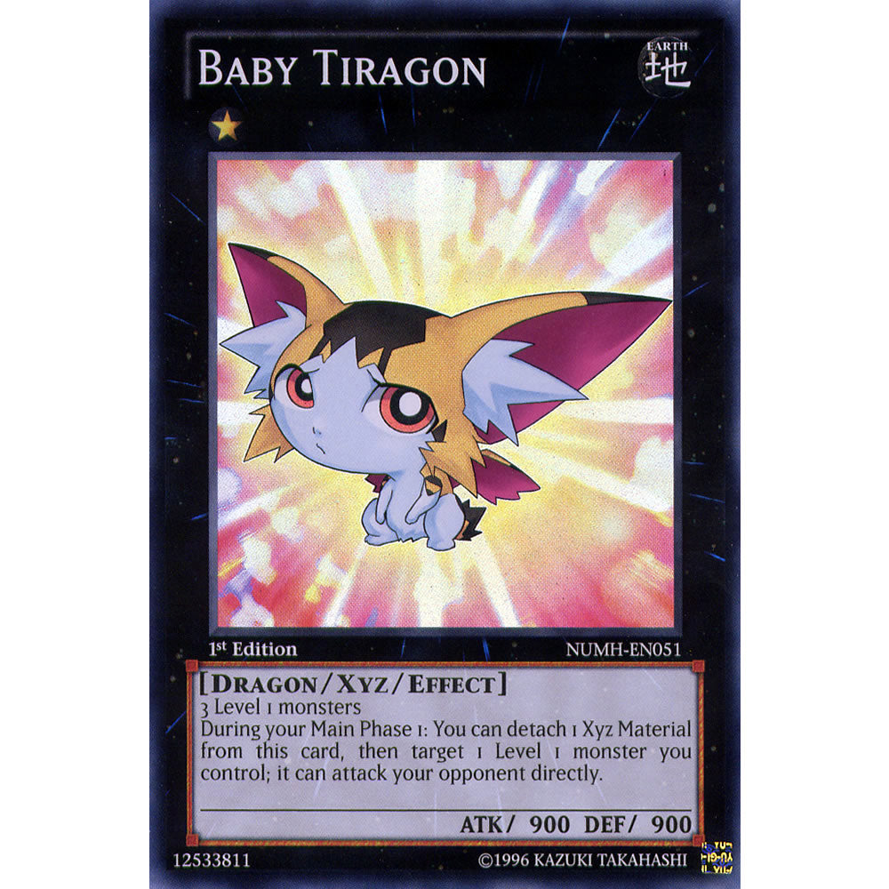 Baby Tiragon NUMH-EN051 Yu-Gi-Oh! Card from the Number Hunters Set