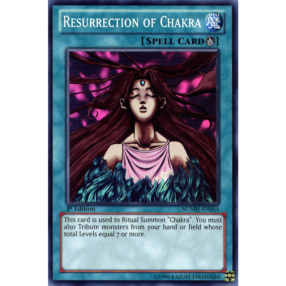 Resurrection of Chakra NUMH-EN053 Yu-Gi-Oh! Card from the Number Hunters Set