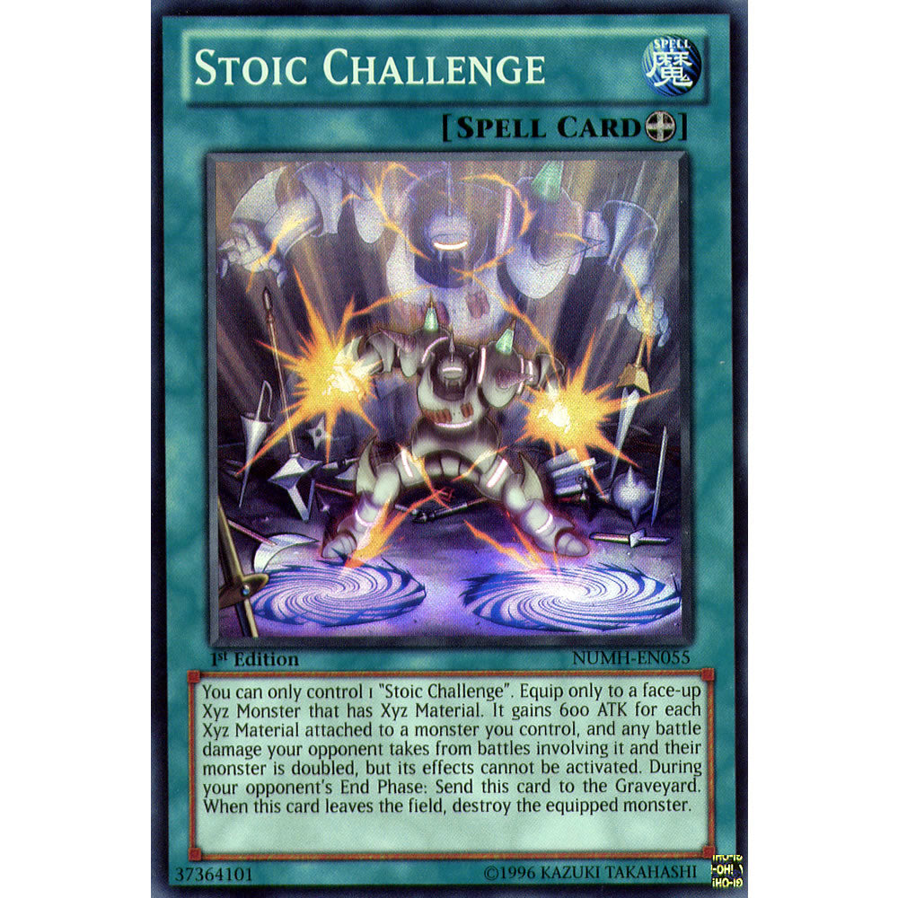 Stoic Challenge NUMH-EN055 Yu-Gi-Oh! Card from the Number Hunters Set
