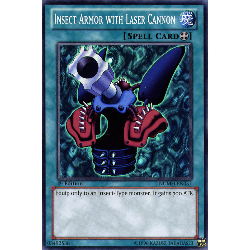 Insect Armor with Laser Cannon NUMH-EN057 Yu-Gi-Oh! Card from the Number Hunters Set