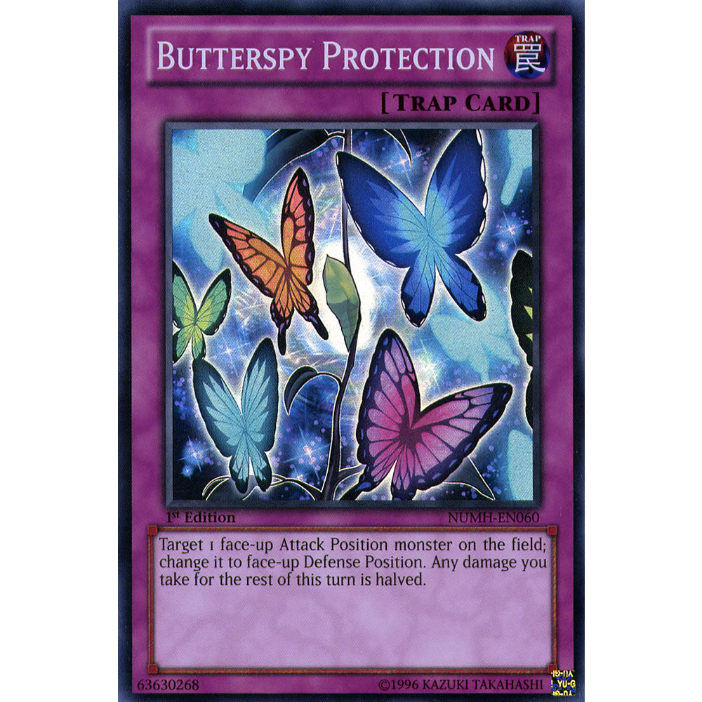 Butterspy Protection NUMH-EN060 Yu-Gi-Oh! Card from the Number Hunters Set