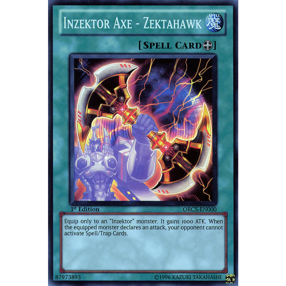 Inzektor Axe - Zektahawk ORCS-EN000 Yu-Gi-Oh! Card from the Order of Chaos Set