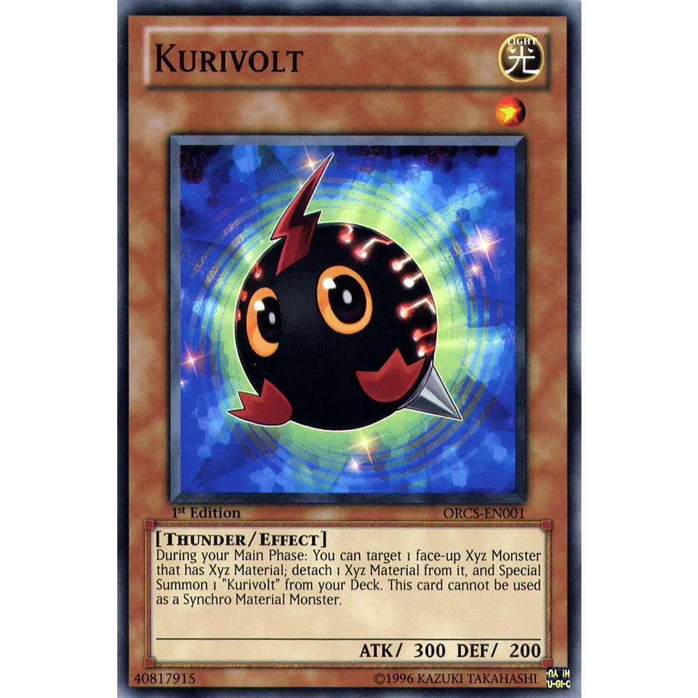 Kurivolt ORCS-EN001 Yu-Gi-Oh! Card from the Order of Chaos Set