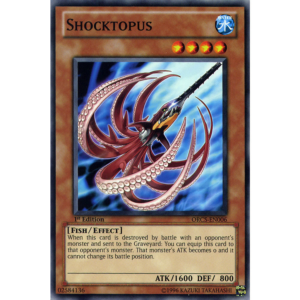 Shocktopus ORCS-EN006 Yu-Gi-Oh! Card from the Order of Chaos Set