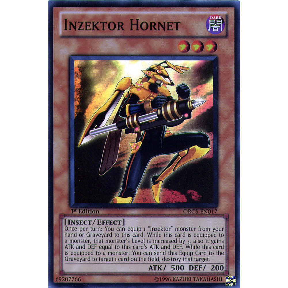 Inzektor Hornet ORCS-EN017 Yu-Gi-Oh! Card from the Order of Chaos Set