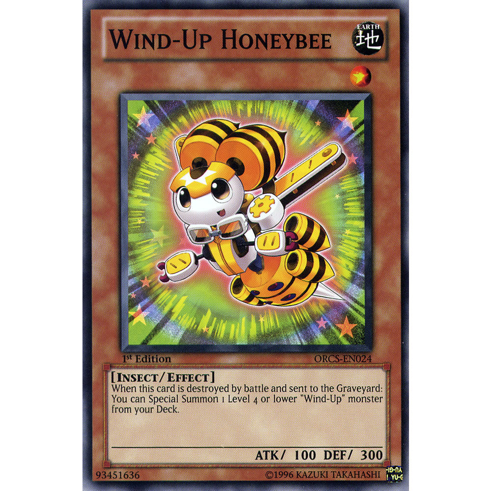 Wind-Up Honeybee ORCS-EN024 Yu-Gi-Oh! Card from the Order of Chaos Set