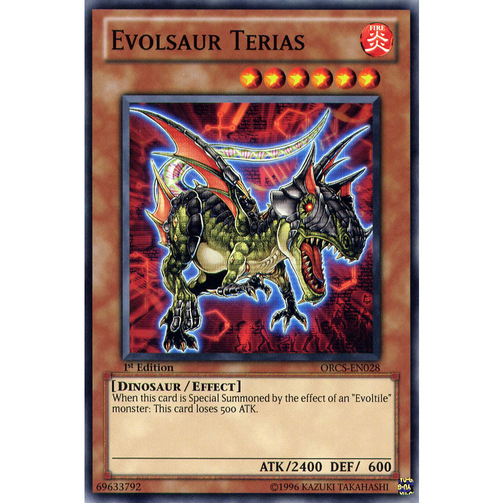 Evolsaur Terias ORCS-EN028 Yu-Gi-Oh! Card from the Order of Chaos Set