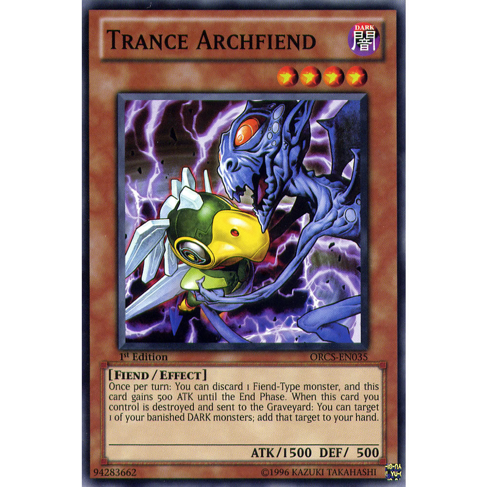 Trance Archfiend ORCS-EN035 Yu-Gi-Oh! Card from the Order of Chaos Set
