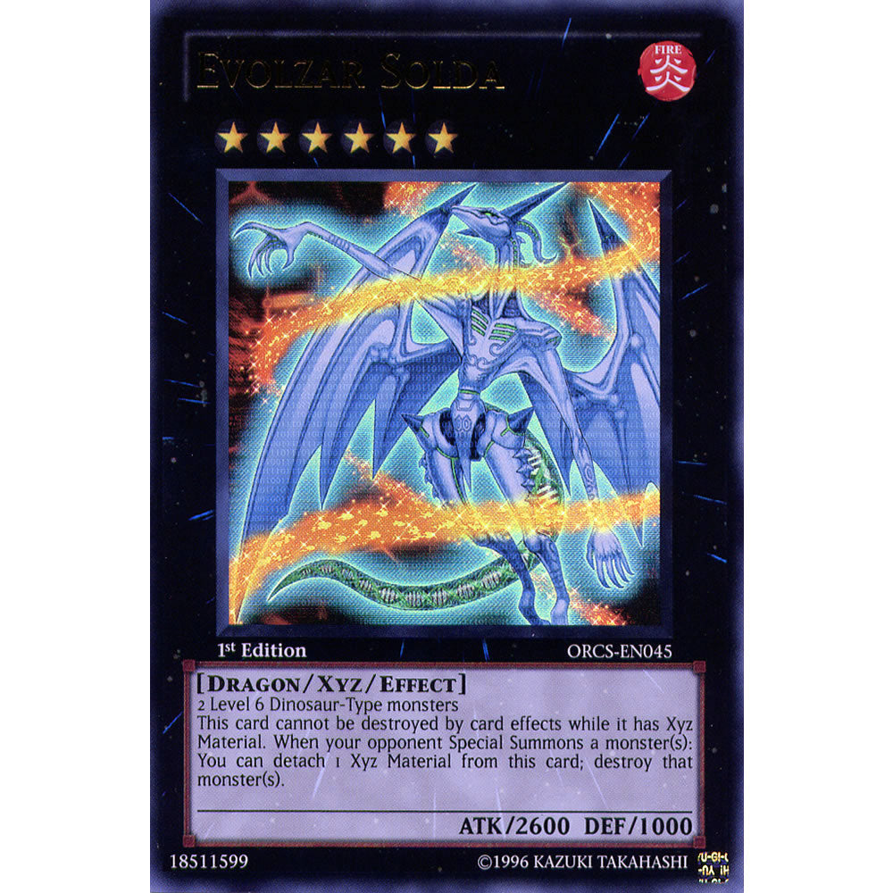 Evolzar Solda ORCS-EN045 Yu-Gi-Oh! Card from the Order of Chaos Set