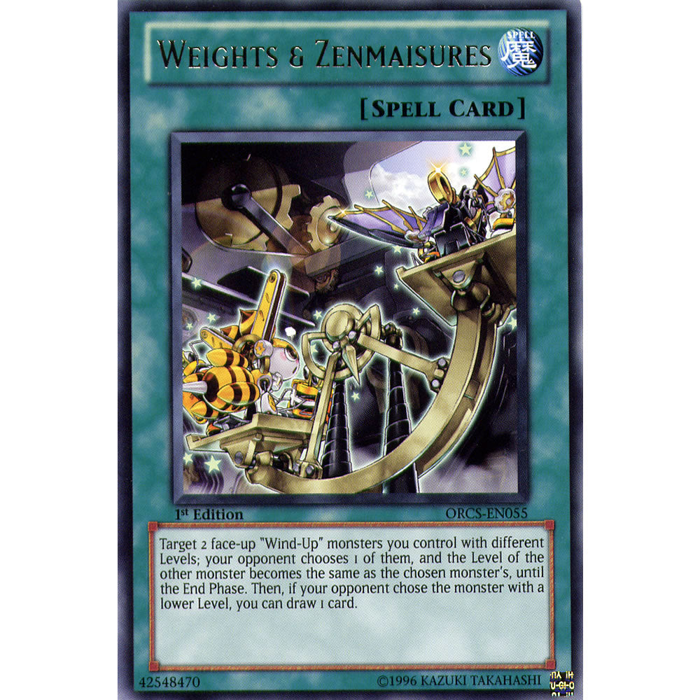 Weights & Zenmaisures ORCS-EN055 Yu-Gi-Oh! Card from the Order of Chaos Set