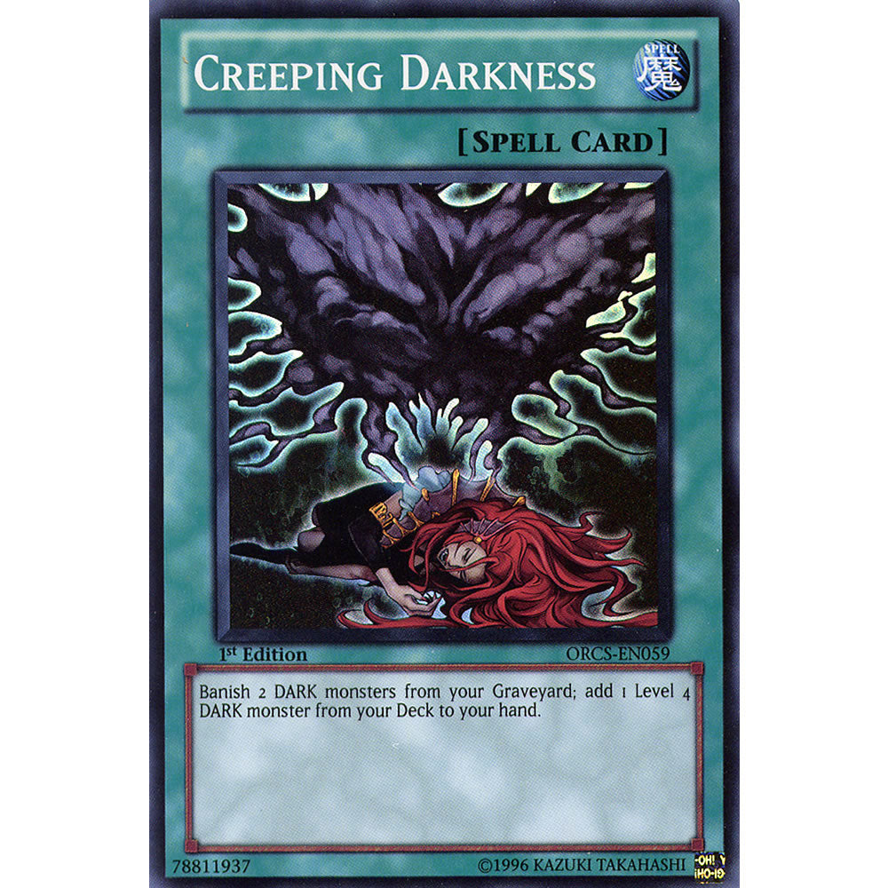 Creeping Darkness ORCS-EN059 Yu-Gi-Oh! Card from the Order of Chaos Set
